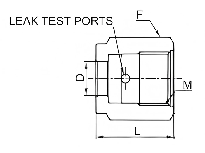 SM8FN - Stainless Steel Female Nut 1/2" Head Size - Image 2