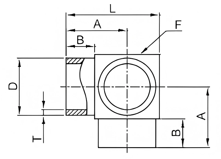 SM8TB6 - Stainless Steel 1/2" O.D. Micro Tribow - Image 2